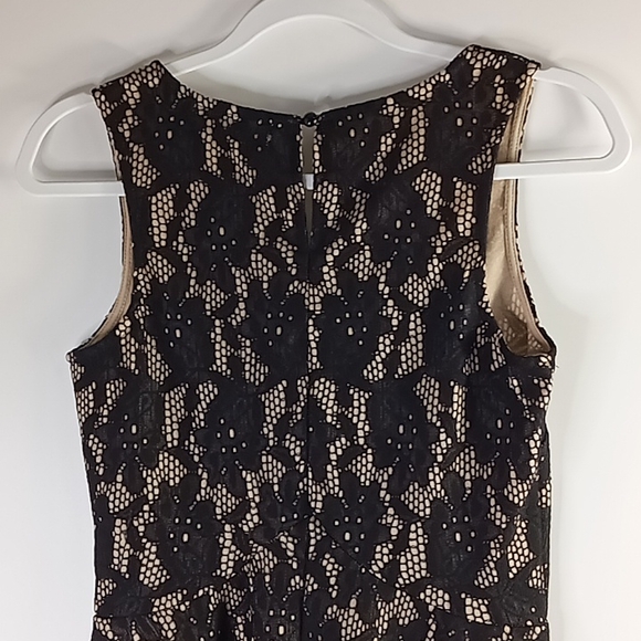 Blue Rain Black Lace Lined A-Line Dress Size Medium - Picture 11 of 14